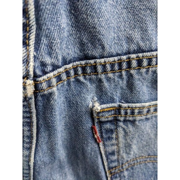 Vintage Levis Jeans 100% Cotton Regular Straight Leg Mens Size 38X31 - Picture 8 of 15